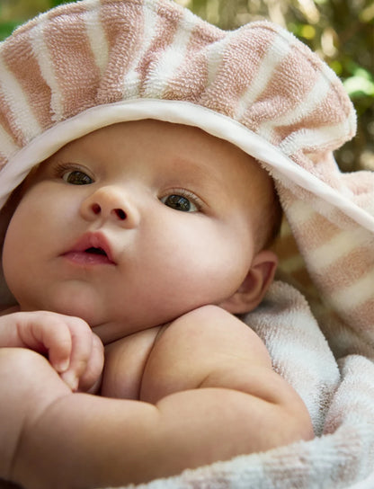 Hooded Towel - Candy Stripes