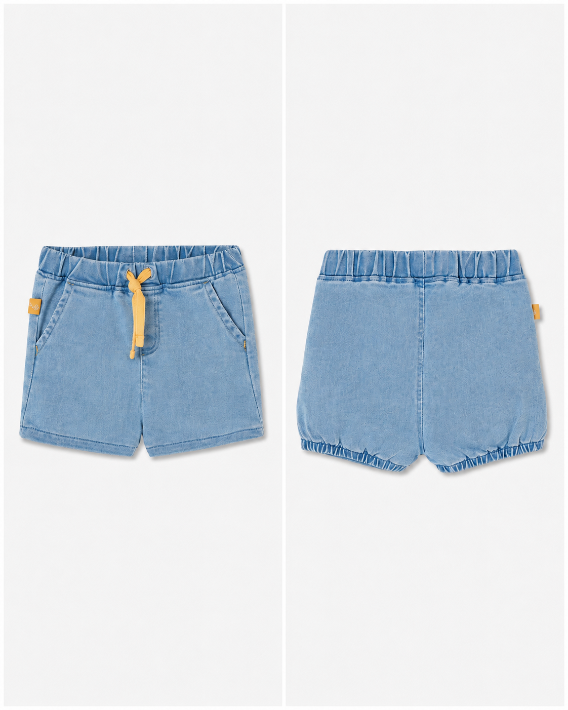 Conjunto Short Amarillo Cangrejito