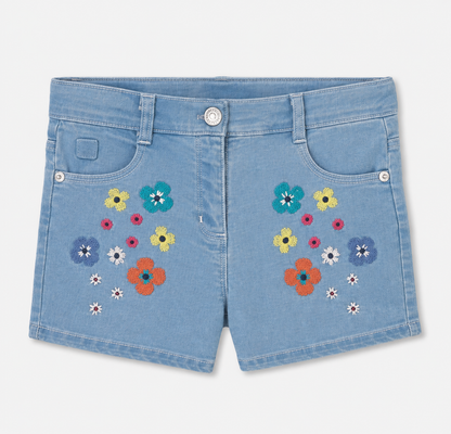 Short Denim con Bordados