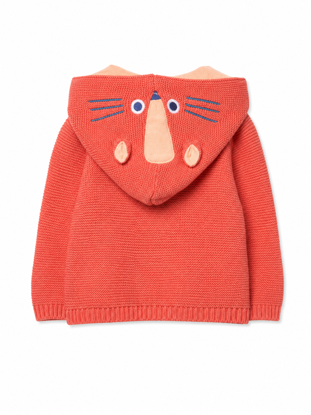 Sueter Naranja Leoncito con gorro