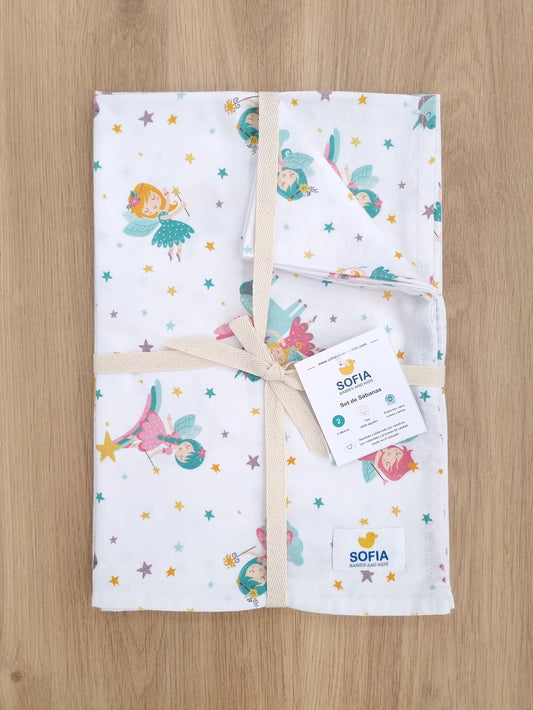 Set de 2 sábanas frescas. Haditas