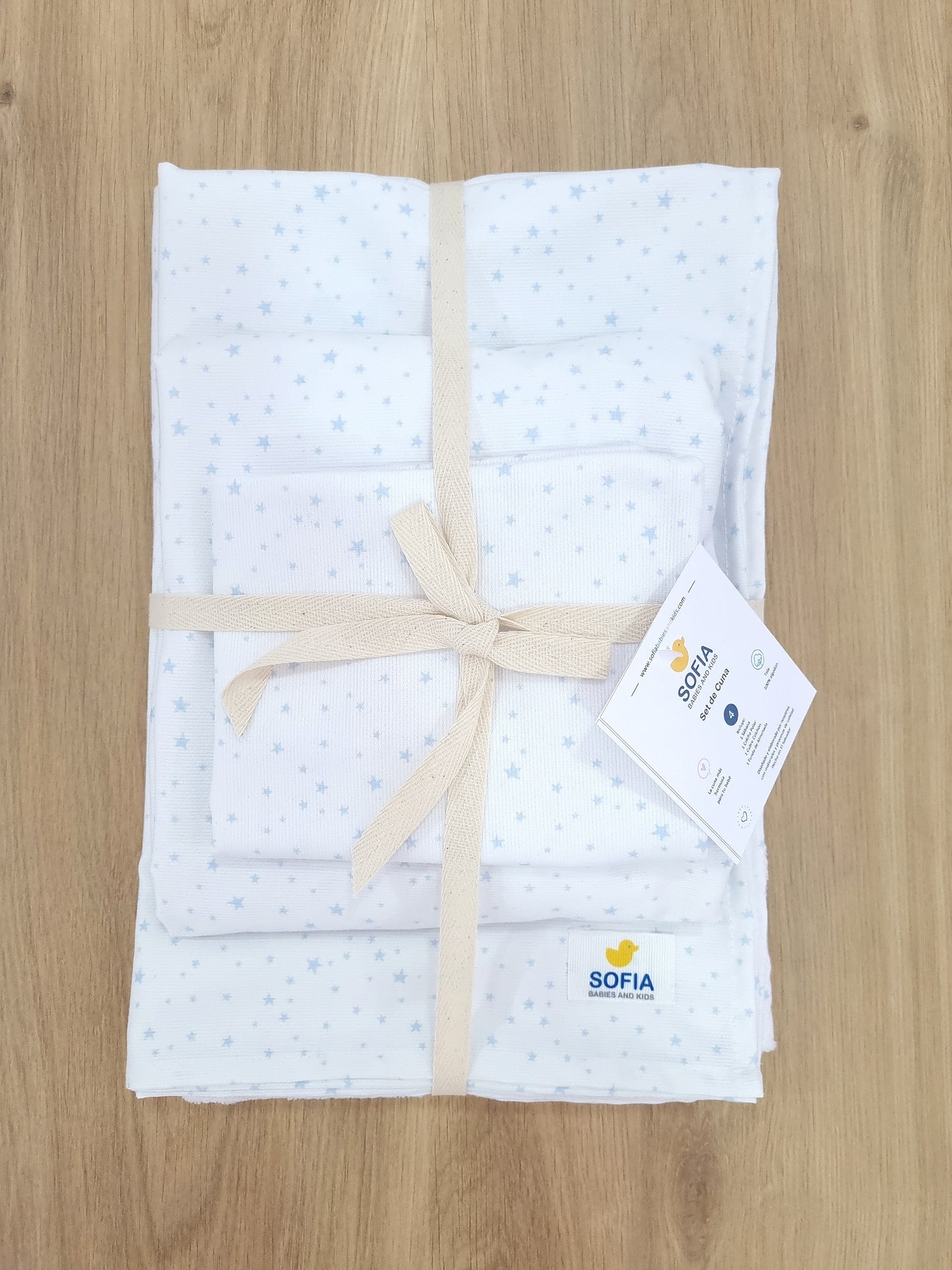 Set de Cuna. Estrellitas Azules