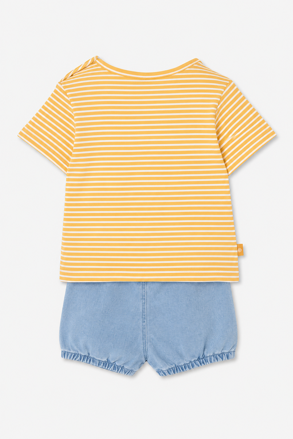 Conjunto Short Amarillo Cangrejito