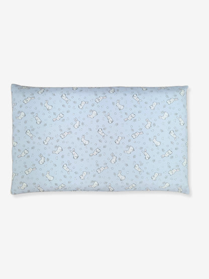 Almohada memory foam. Azul con conejitos