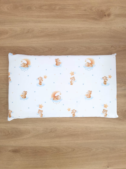 Almohada memory foam. Osito Azul