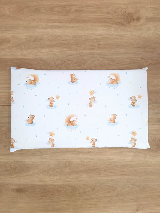 Almohada memory foam. Osito Azul