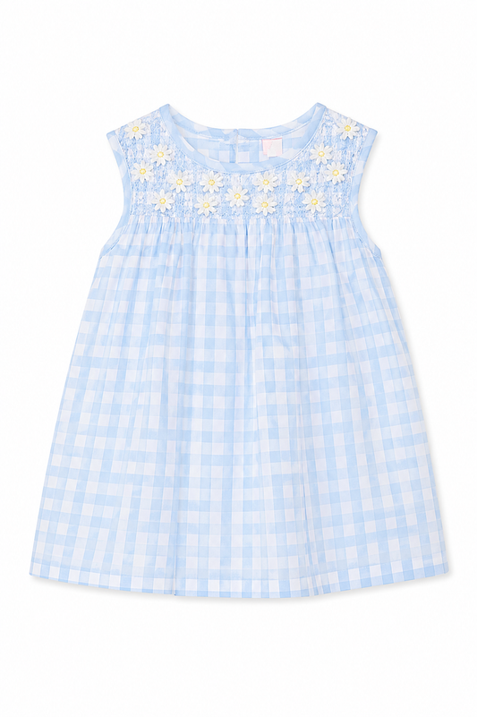Vestido Celeste Panal