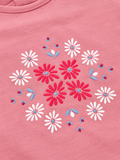 Camisa Rosa Flores