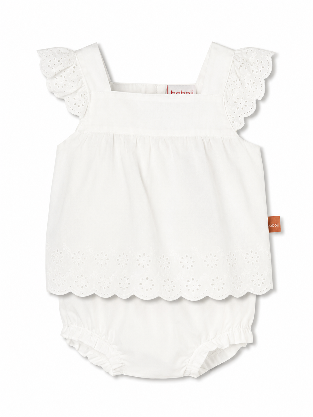 Conjunto Short. Blanco Niña
