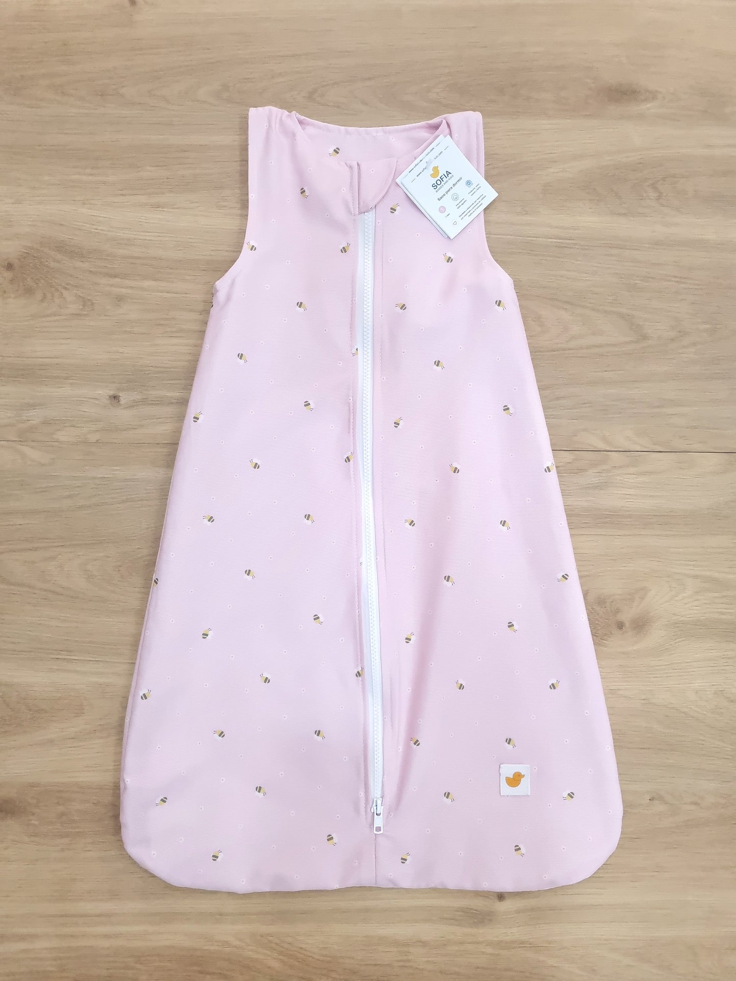 Saco Caliente para bebé. Abejita Rosa 0-6 Meses
