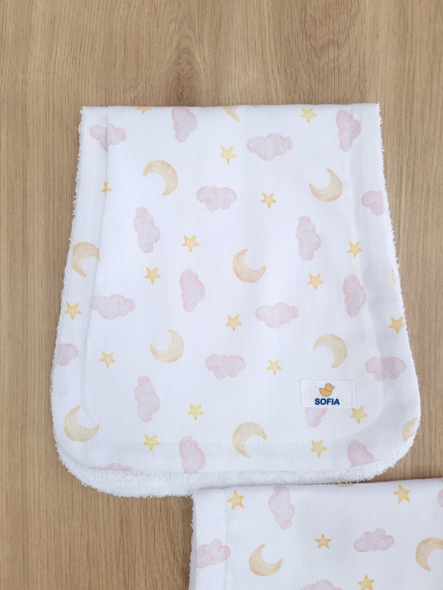 Set de 2 saliveros. Cielo Rosa Tiza