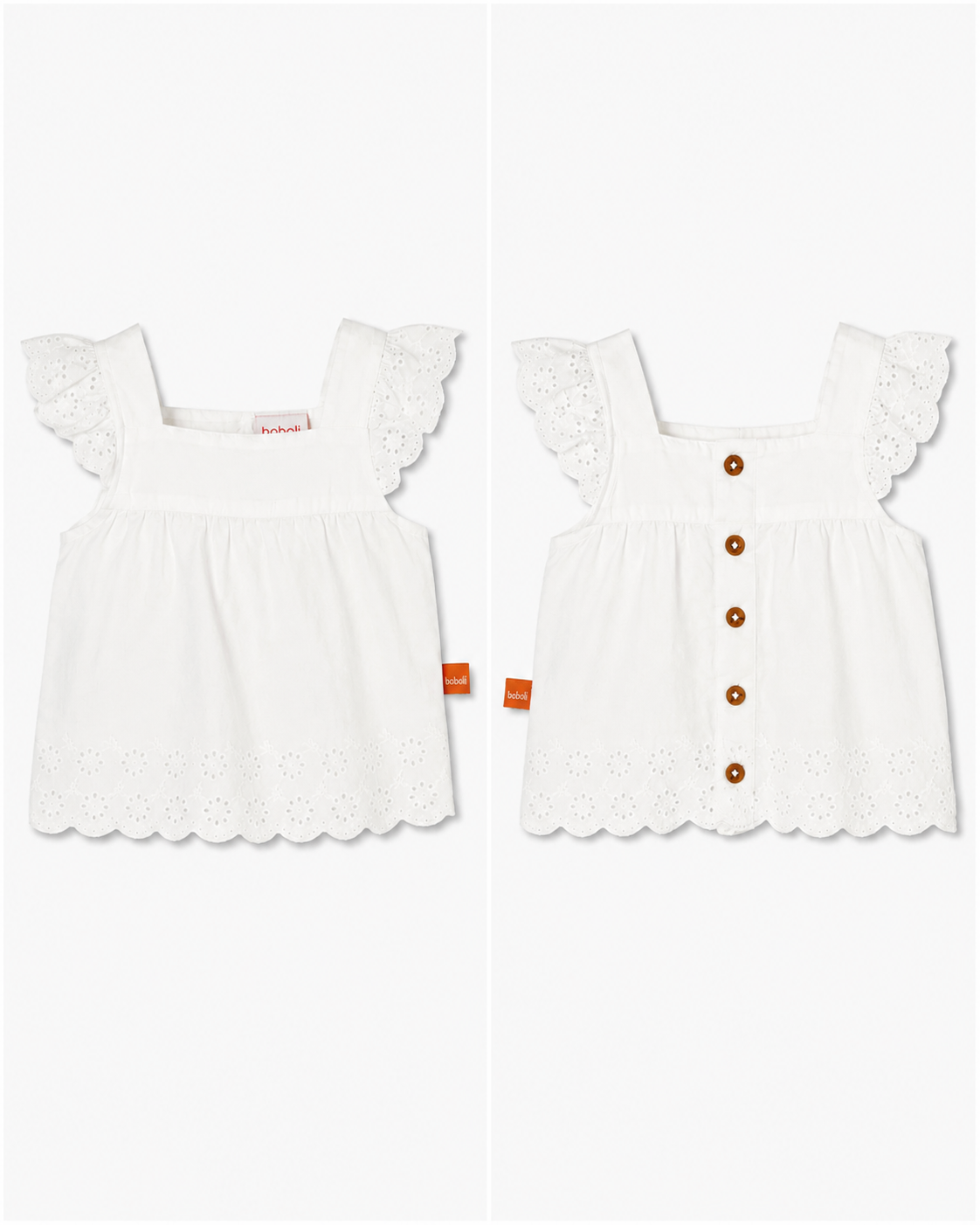 Conjunto Short. Blanco Niña