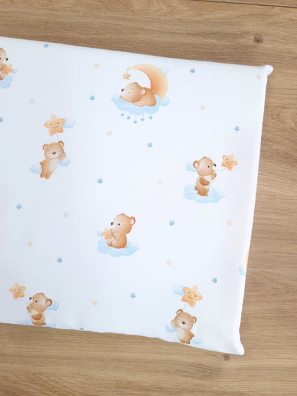 Almohada memory foam. Osito Azul