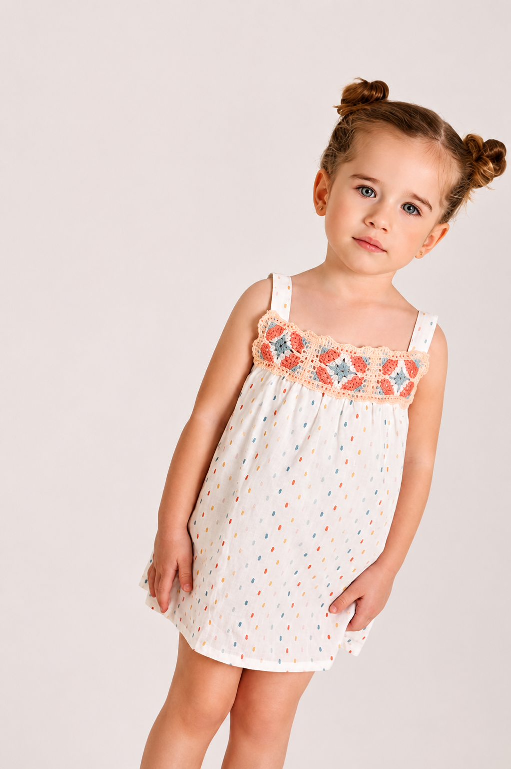 Vestido Blanco Crochet