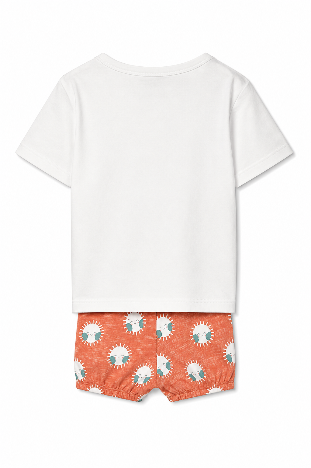 Conjunto Short Hello Anaranjado