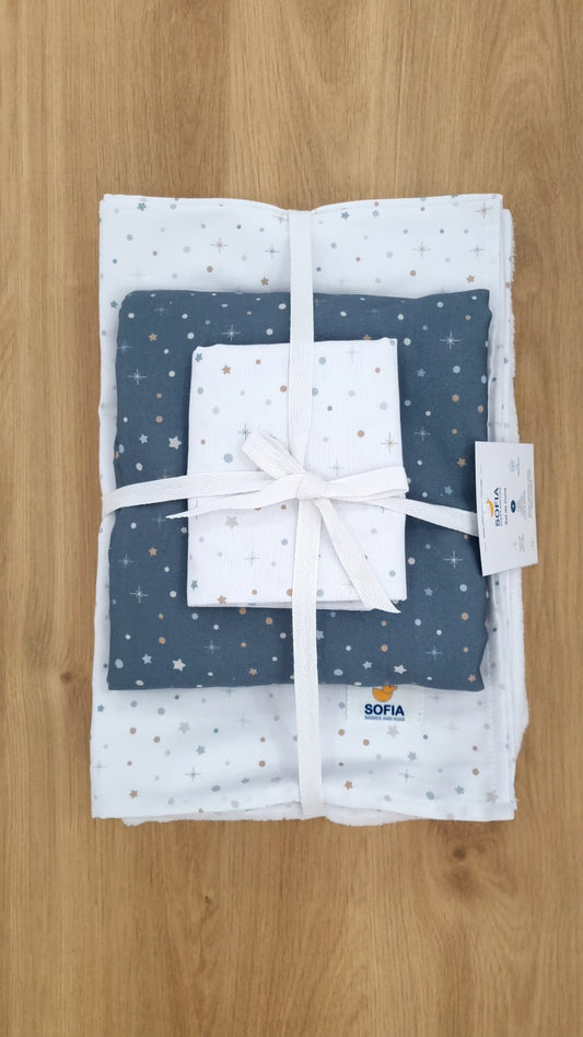 Set de Cuna. Azul Cielo