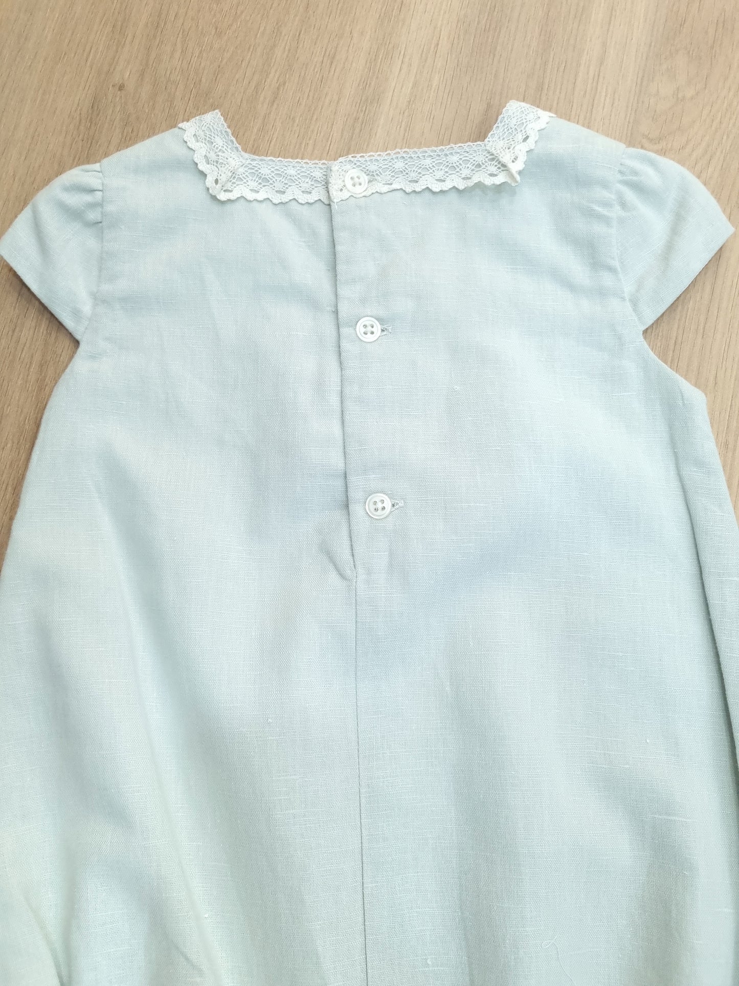 Enterizo verde. 12M