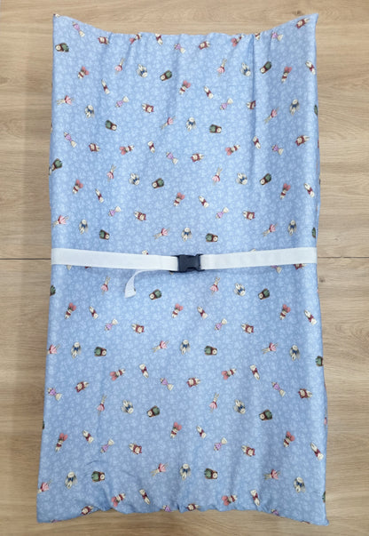 Funda de Cambiador. Azul Vintage