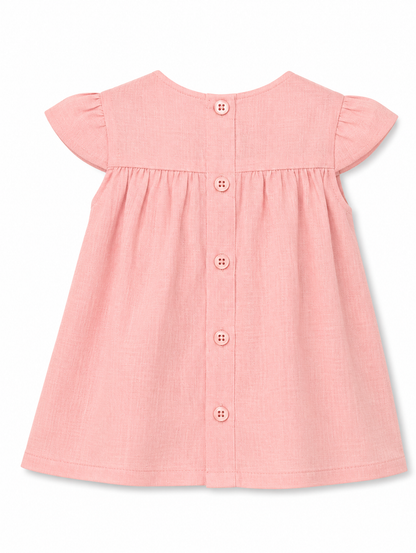 Vestido Salmón Panal