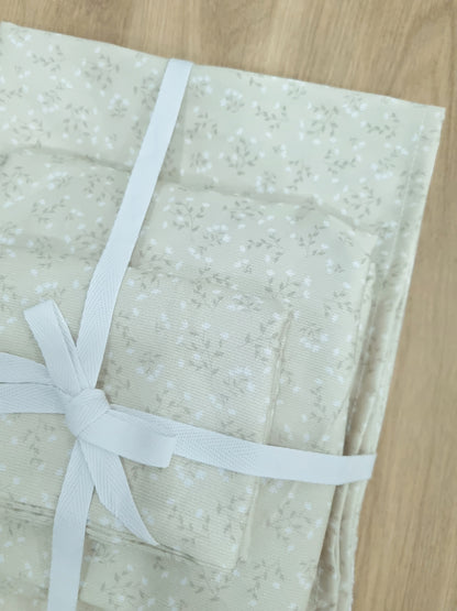 Set de Cuna. Hojitas Cafe