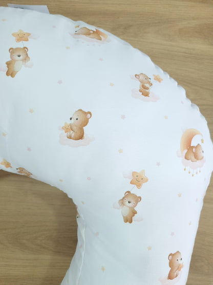 Almohada de lactancia. Ositos Rosa