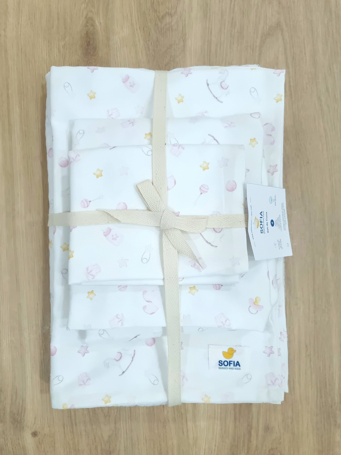 Set de Cuna. BB Rosa