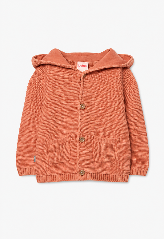 Sueter Marrón Sol con gorro