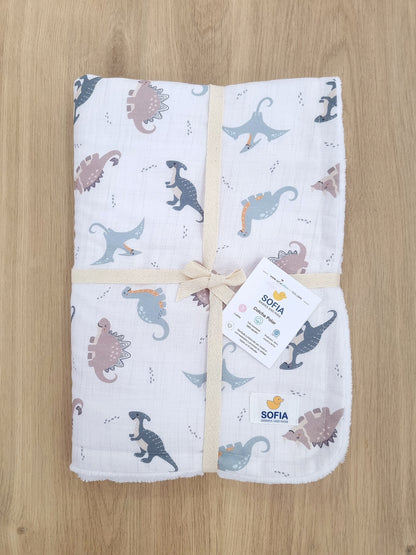Colcha Polar. Dinosaurios