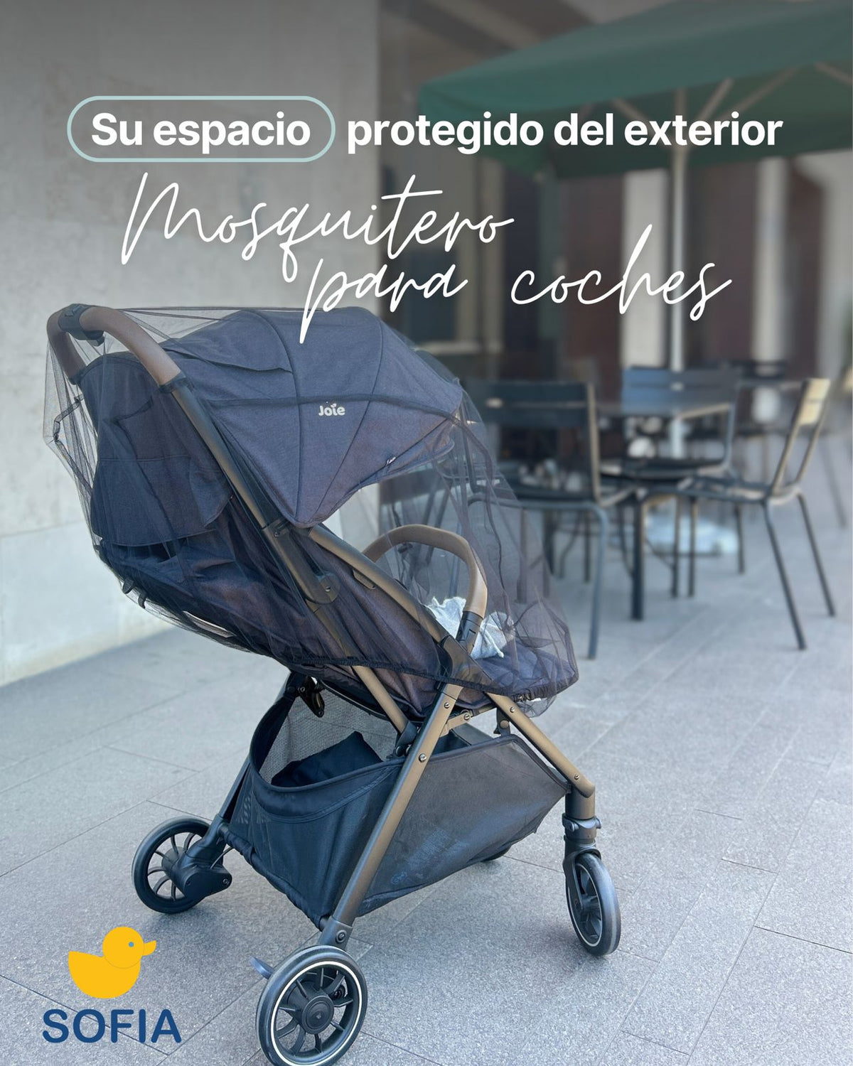 Mosquitero Negro para Coche y Colecho