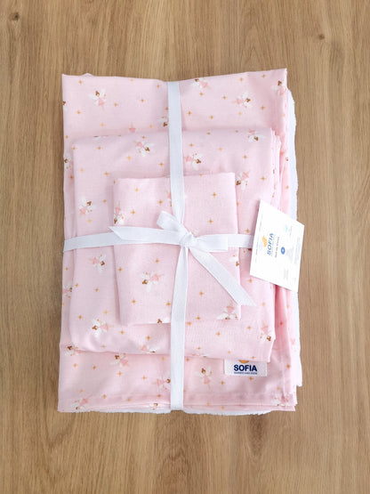 Set de Cuna. Hadita Rosa