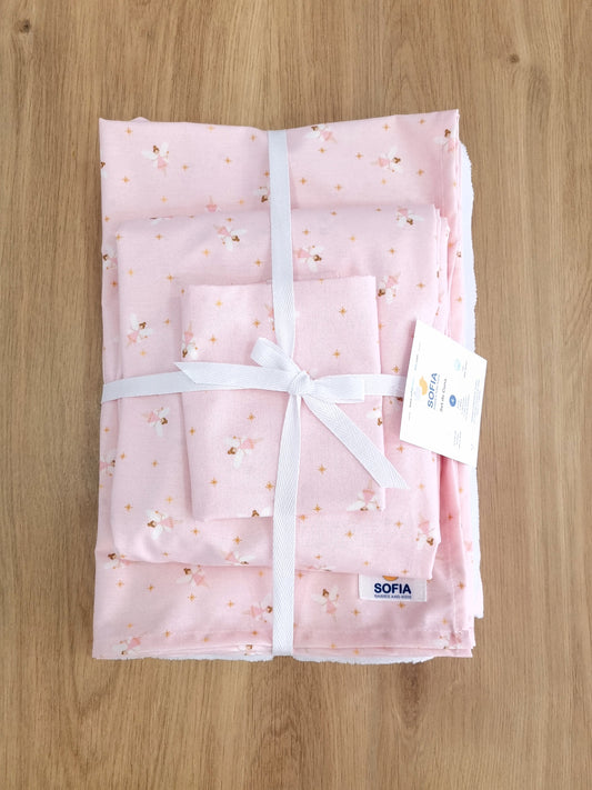 Set de Cuna. Hadita Rosa