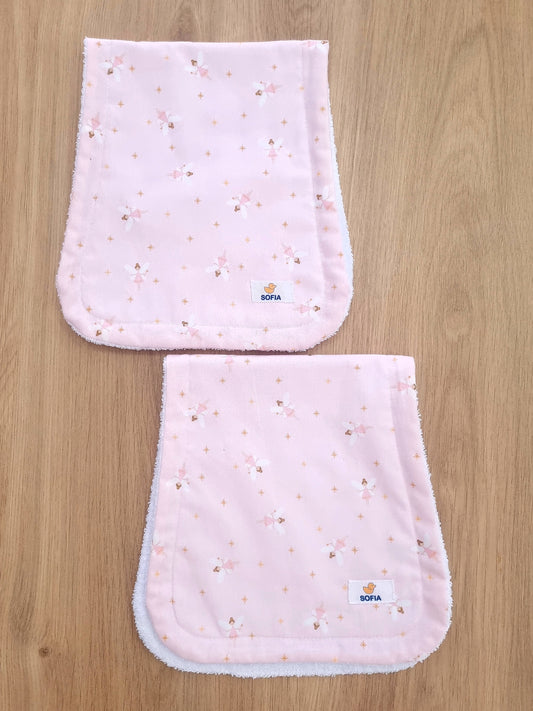 Set de 2 saliveros. Hadita Rosa