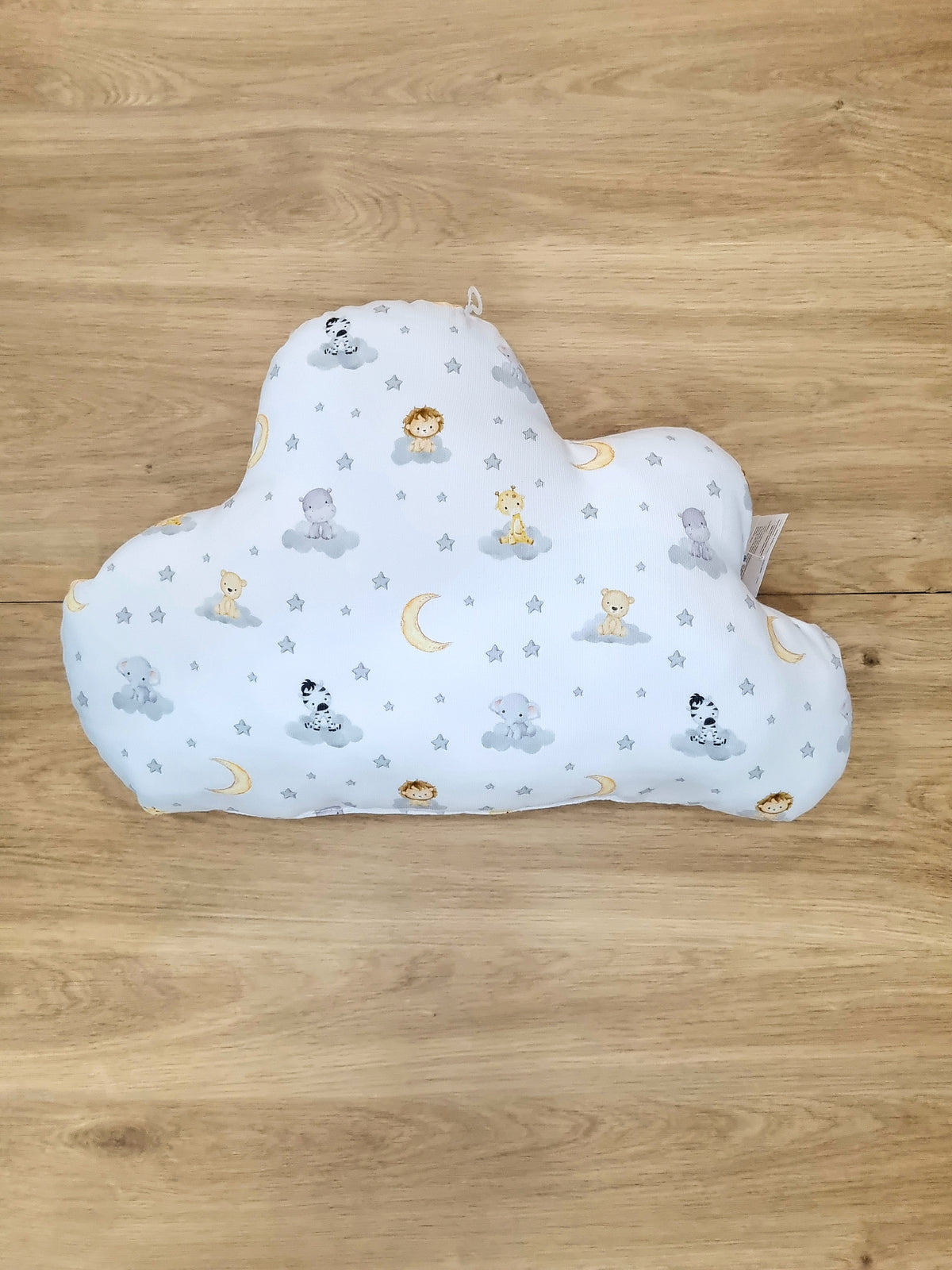 Cojín Nube. Animalitos grises