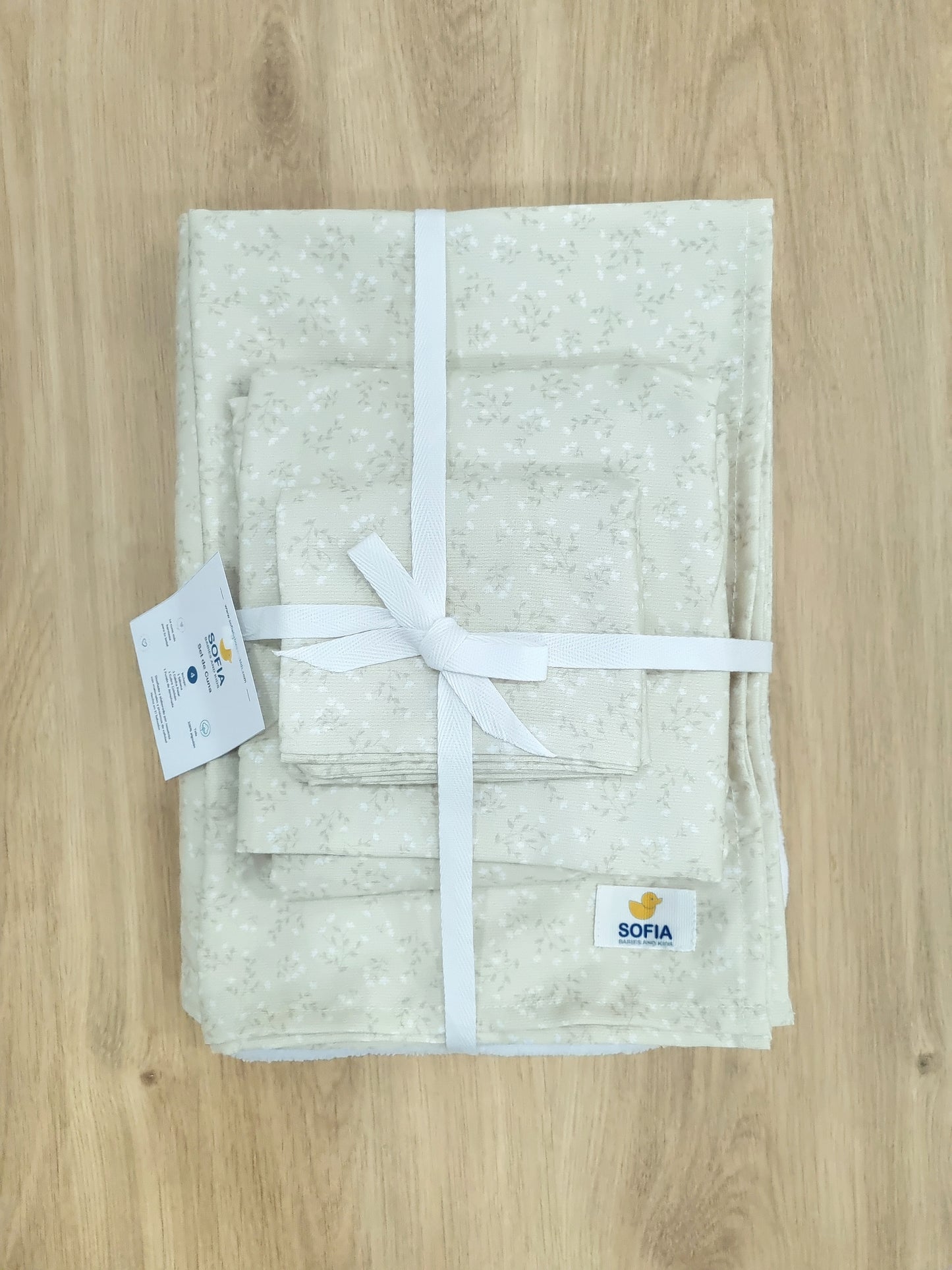 Set de Cuna. Hojitas Cafe