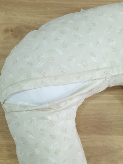 Almohada de lactancia. Hojitas Café