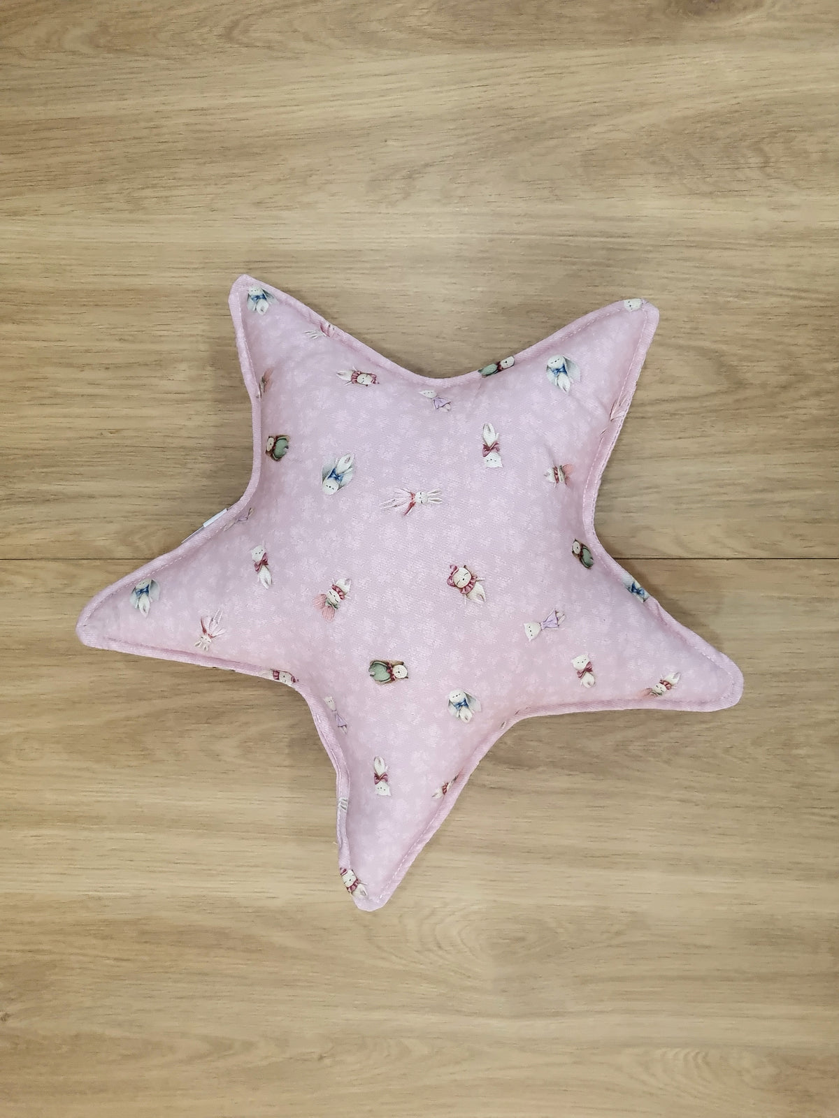 Cojín Estrella. Vintage rosa