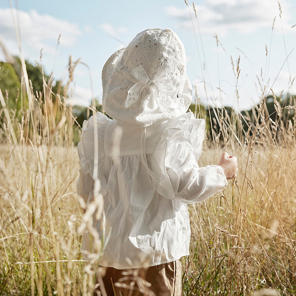 Sun Hat - Embroidery Anglaise