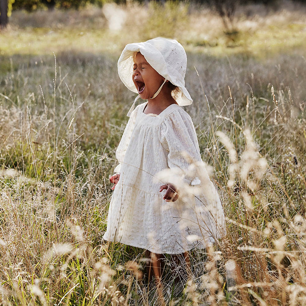 Sun Hat - Embroidery Anglaise